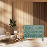 Bone Inlay 4 Drawer Chest : Snowdrop : Eucalyptus