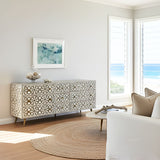 Bone Inlay 9 Drawer Sideboard : Zelliges : Grey