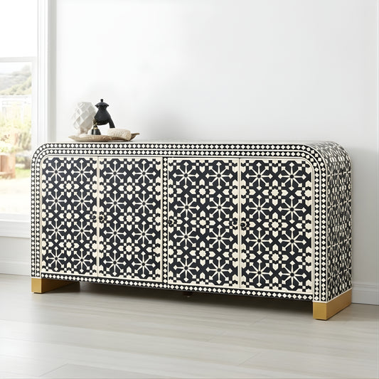 Bone Inlay Sideboard :  Zelliges : Grey