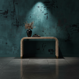 Bone Inlay Waterfall Console : Stripe : Apricot