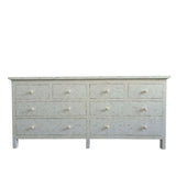 Bone Inlay Large Chest : Starburst : White