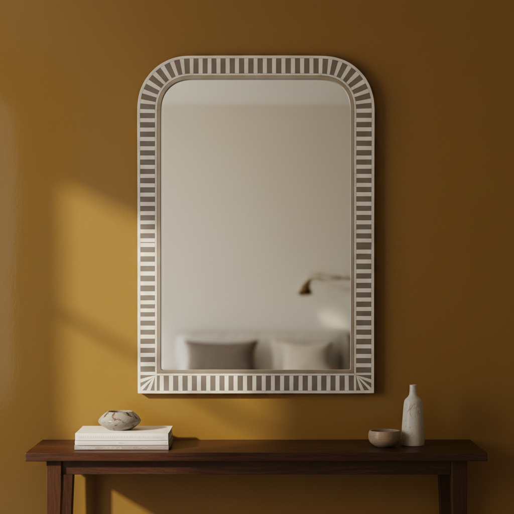 Waterfall Inlay Mirror