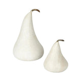 Marble Pear : White (Set of 2)