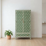 Bone Inlay Robe : Hexaflora : Green