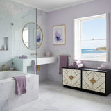 Bone Inlay Sideboard : Brickwork : Black & White