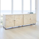 Bone & White Wash Interwoven Sideboard