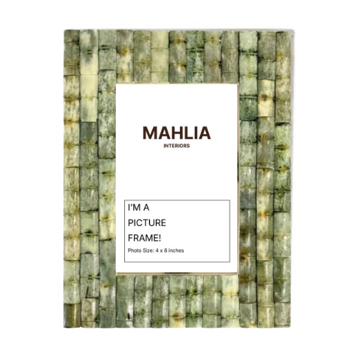 Bone Picture Frame - Bamboo Texture