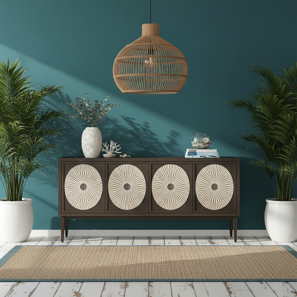 Bone Inlay Sideboard : Solar