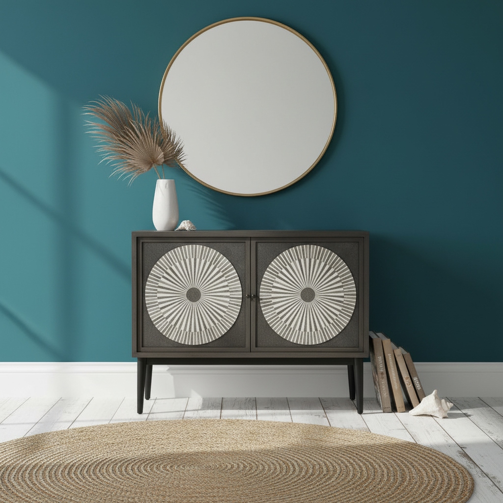 Bone Inlay 2 Door Cabinet : Solar