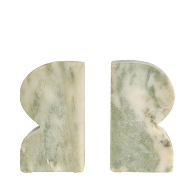 Marble Bookend : Green
