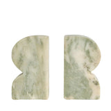 Marble Bookend : Green