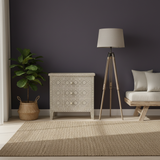 Bone Inlay 3 Drawer Chest : Lilium : Grey