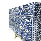Bone Inlay Sideboard : Liana : Blue