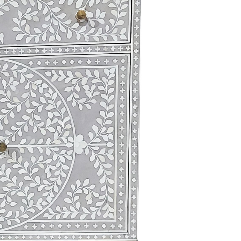 Bone Inlay 2 Door Buffet : Liana : Grey
