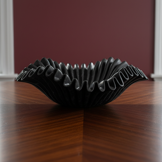 Marble Bowl : Lehriya : Black
