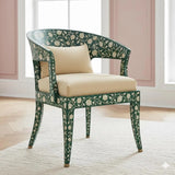 Bone Inlay Dining Chair : Camino : Green