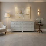 Bone Inlay Large Chest : Starburst : White