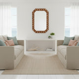 Bone & Timber Mirror : Moghul Bloom