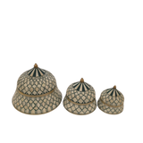 Bone & Brass Moghul Box : Trellis : Blue