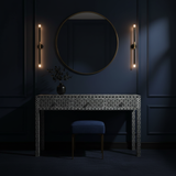Mother of Pearl Inlay Console : Starburst : Black