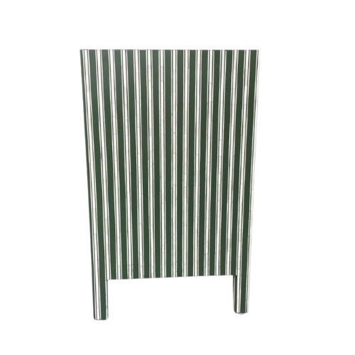 Bone Inlay 9 Drawer Sideboard : Pinstripe : Green