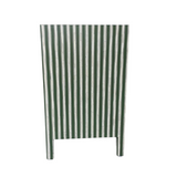 Bone Inlay 9 Drawer Sideboard : Pinstripe : Green