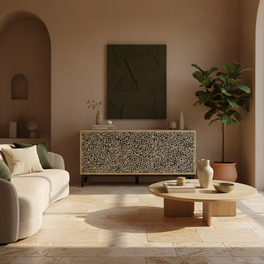 Bone Inlay Sideboard : Forest