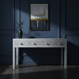 Bone Inlay Console : Starburst : Grey