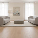 Bone Inlay Square Coffee Table : Stripe : Black