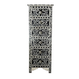Bone Inaly Tallboy : Floral : Black