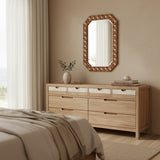 Bone & Timber Mirror : Moghul Bloom