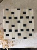 Bone Inlay Box in Black & White Checker