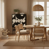 Bone Inlay Bar Cabinet : Abstract : Black & White