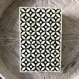 Bone Inlay Large Box : Starburst : Black