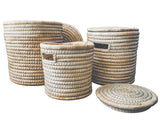Artisan Ilala Palm Table/Basket