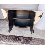 Bone Inlay Crescent Sideboard : Abstract : Black
