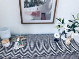 Bone Inlay 2 Drawer Chest : Zig Zag : Black