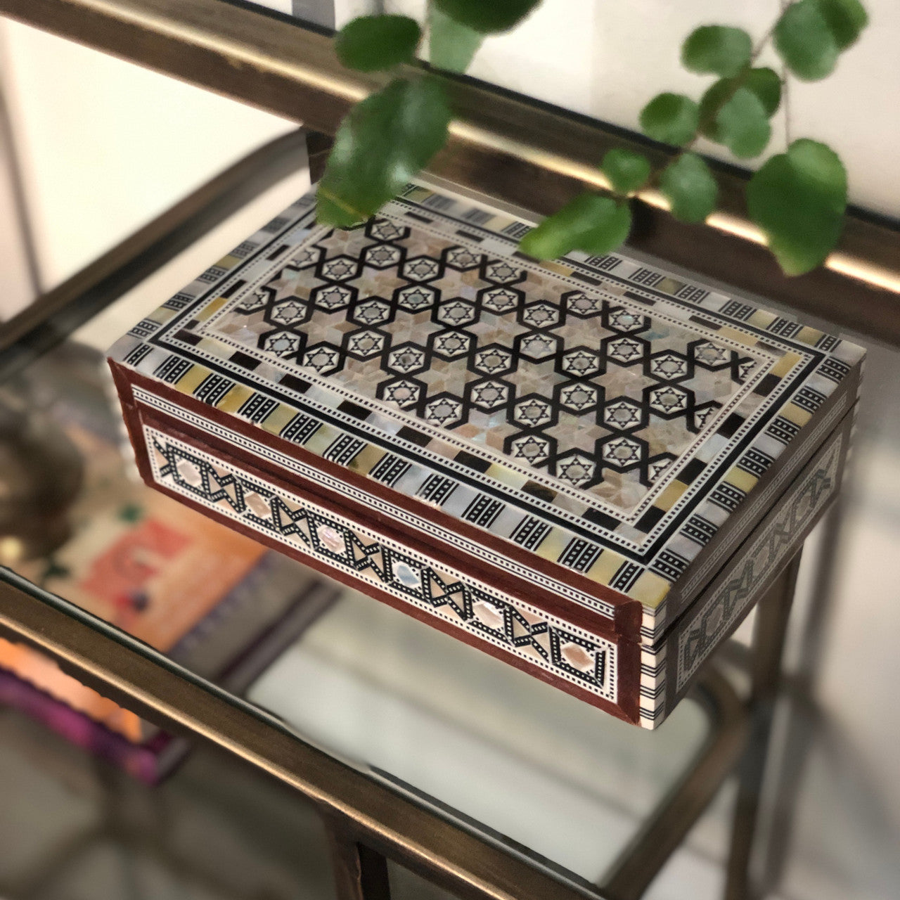 Moroccan Mother of Pearl Inlay Box