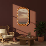 Bone & Timber Mirror : Moghul Bloom