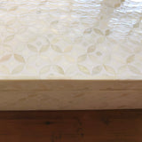 Bone Inlay Large Box : Starburst : White