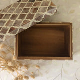 Bone Inlay Mid Size Box : Moroccan : Mocha Mousse