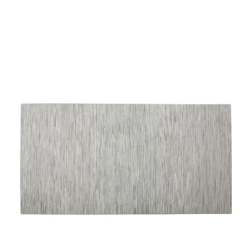 Bone Inlay Coffee Table wtih Antique Brass Legs : Pinstripe : Charcoal
