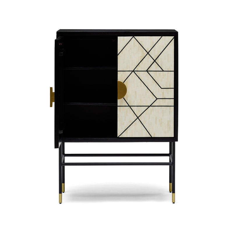 Bone Inlay Bar Cabinet : Abstract