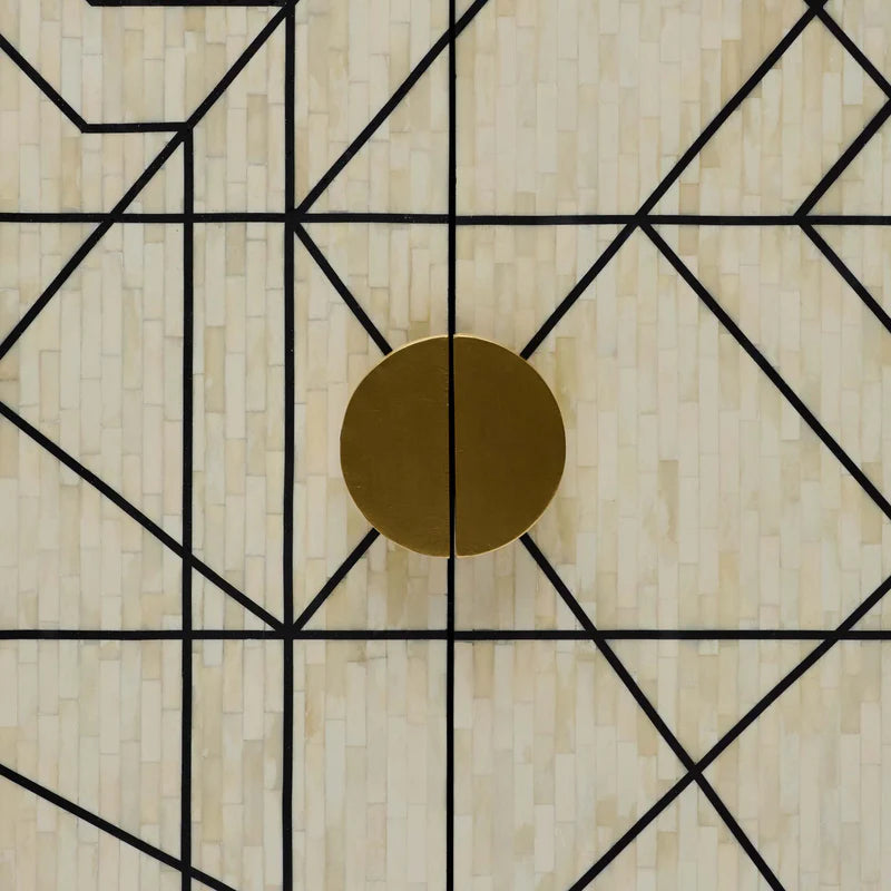 Bone Inlay Bar Cabinet : Abstract