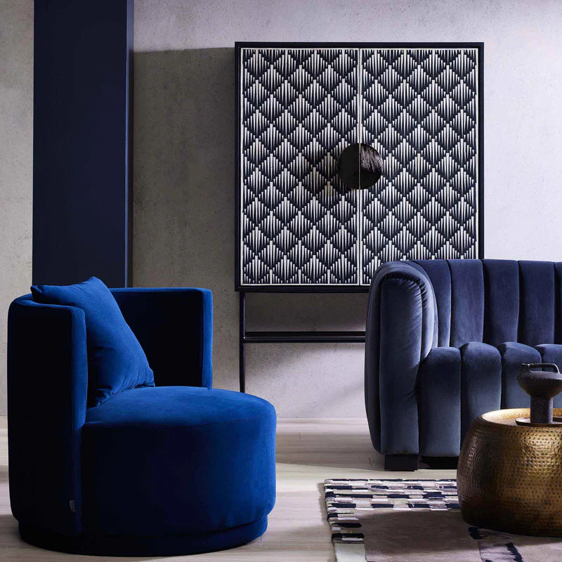 Bone Inlay Bar Cabinet : Staccato