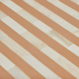 Bone Inlay 2 Door Waterfall Buffet : Stripe : Apricot