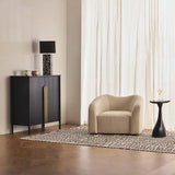 Timber Drinks Cabinet : Arco : Black