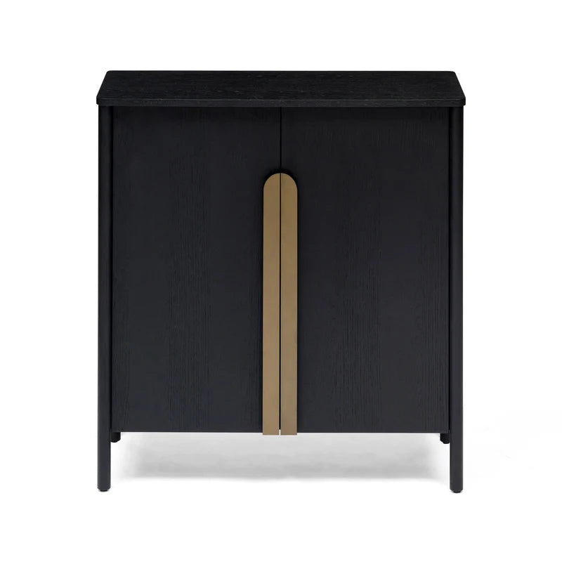 Timber Drinks Cabinet : Arco : Black