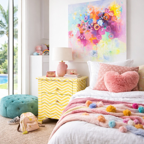 Bone Inlay Small 2 Drawer Bedside Chest : Zig Zag : Sunshine Gold