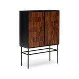Timber Mosaic Drinks Cabinet : Ember